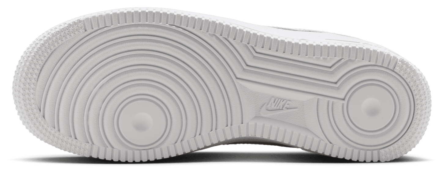 Nike Air Force 1 LV8 1 童款 - White/University Red - Image 5