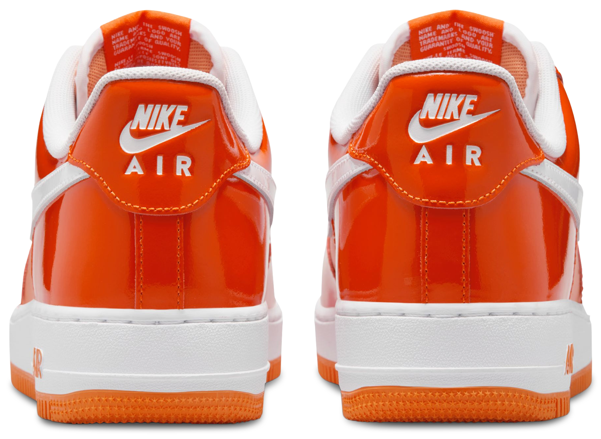 Nike Air Force 1 '07 LV8 Edge - Safety Orange/White - Image 3