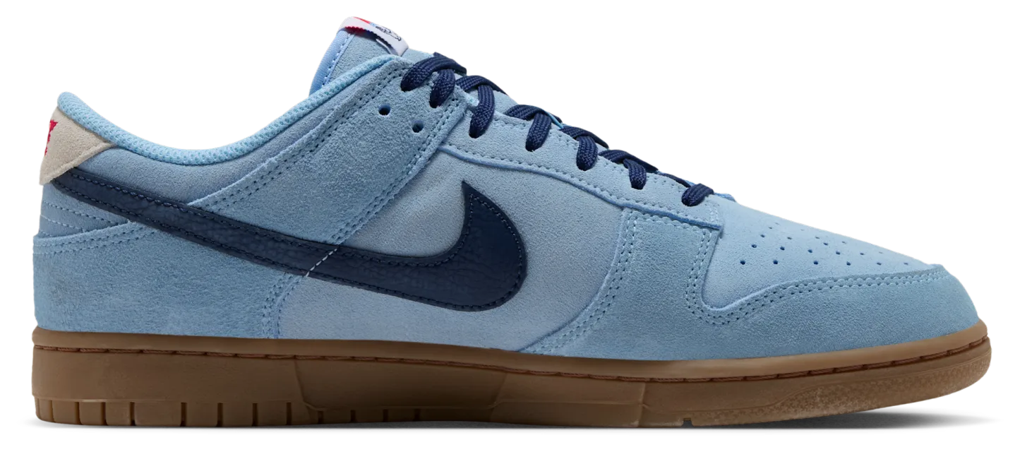 Nike Dunk Low Retro - Summit White/Soft Blue/Midnight Navy - Image 1