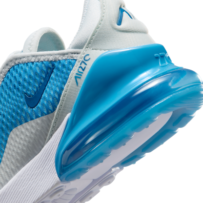 Nike Air Max 270 童款 - Off White/Court Blue/Dutch Blue - Image 8