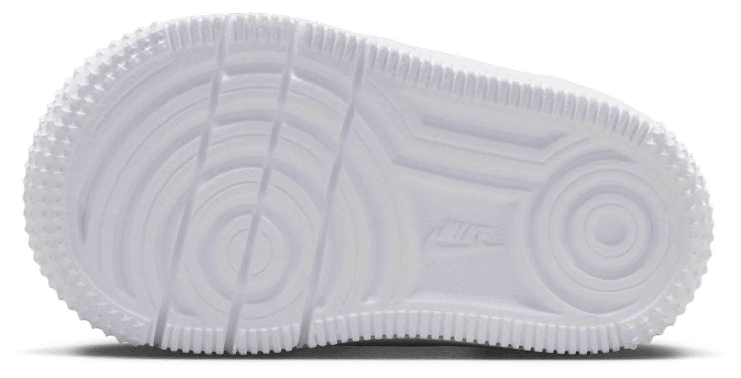 Nike Air Force 1 Low Lace 童款 - White/Black - Image 5