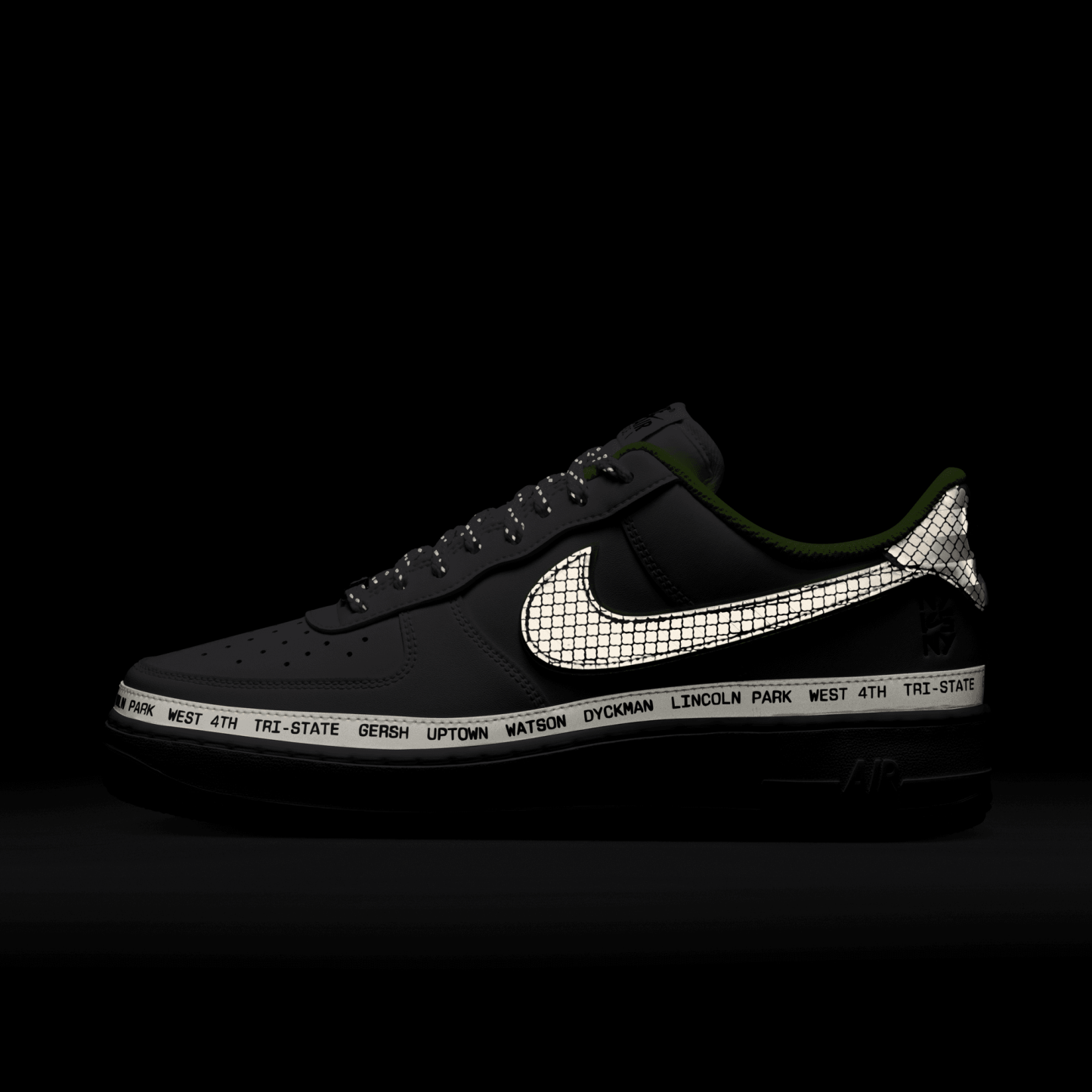 Nike Air Force 1 NYvNY - White/Black/Volt - Image 9