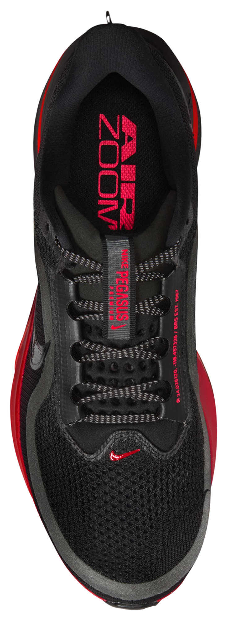 Nike Pegasus Premium - Black/Black/University Red - Image 3