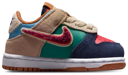 Nike Dunk Low 童款 - Red/Blue - Image 3