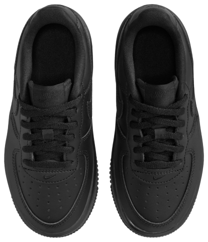 Nike Air Force 1 Low Lace 童款 - Black/Black - Image 4