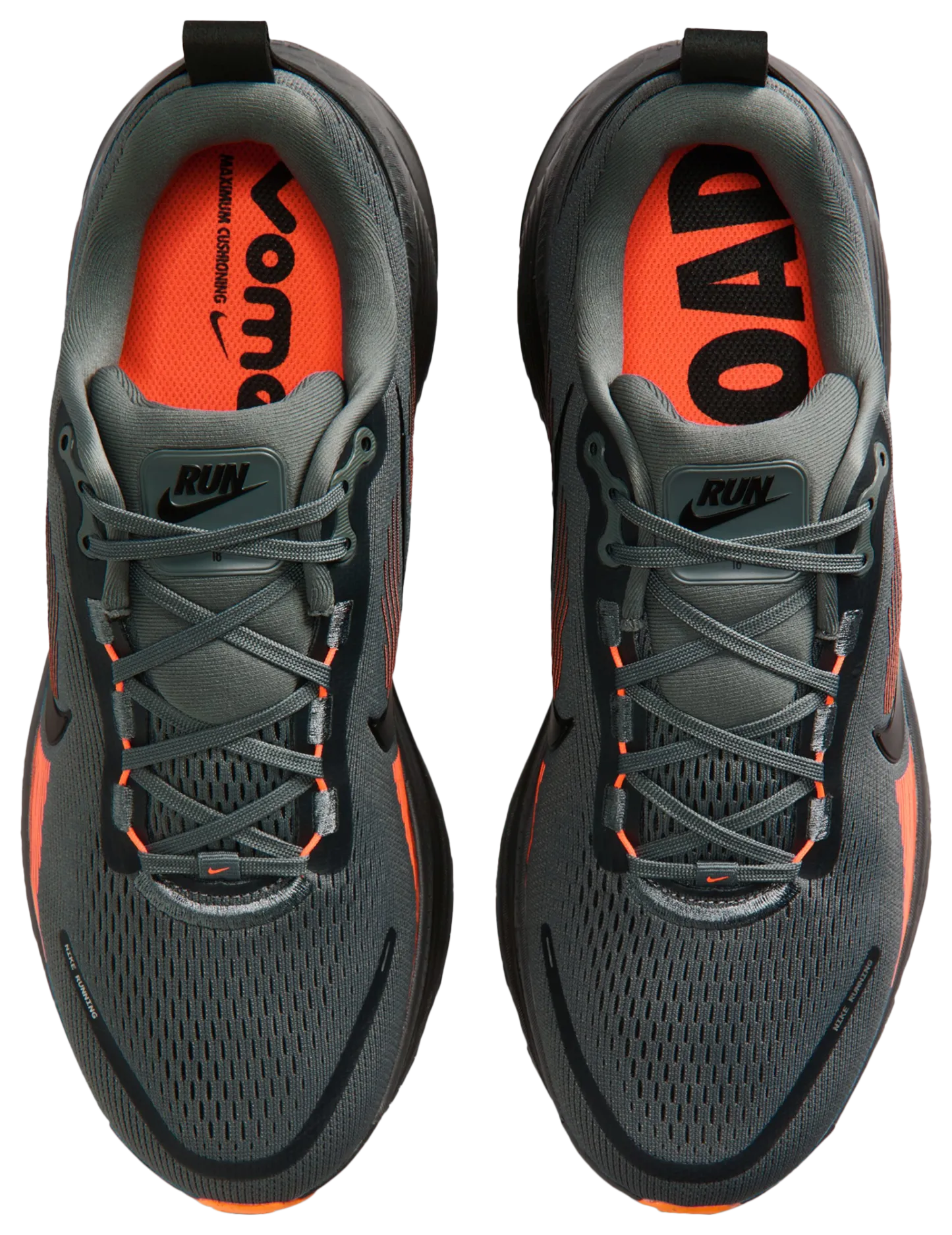 Nike Vomero 18 - Smoke Grey/Black/Orange - Image 4