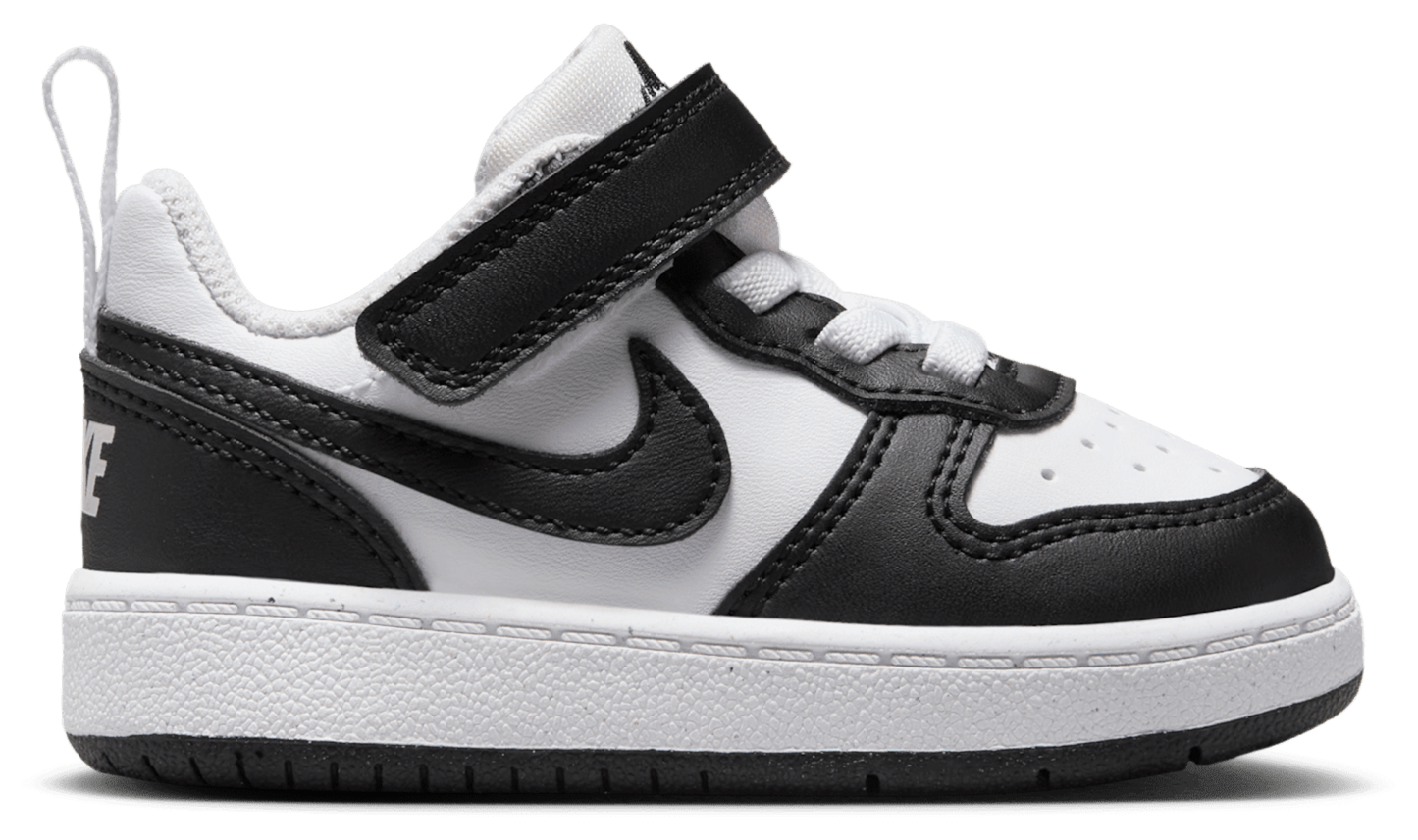 Nike Court Borough Low Recraft 童款 - White/Black - Image 1