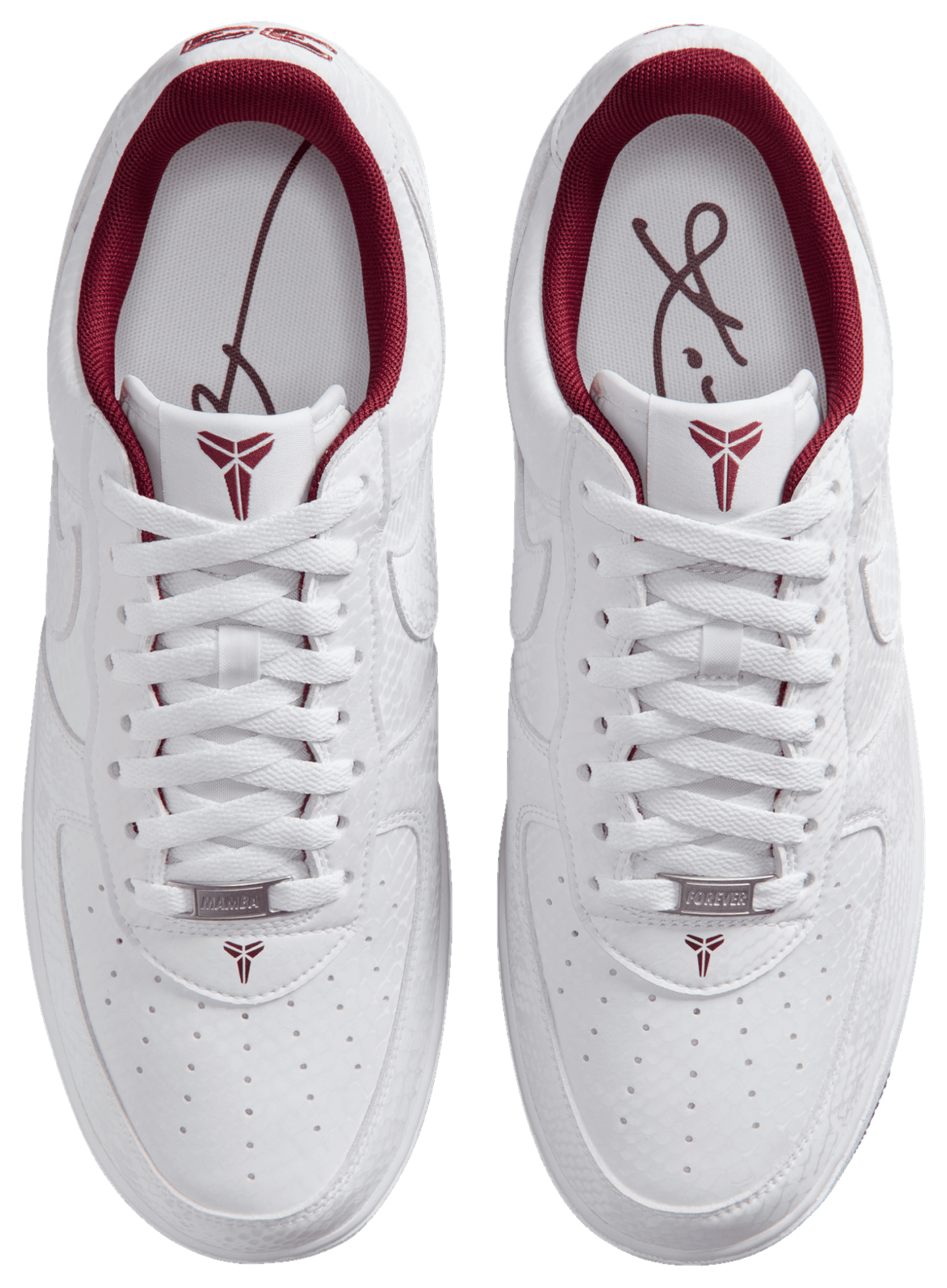 Nike Kobe Air Force 1 Low - Team Red/White - Image 4