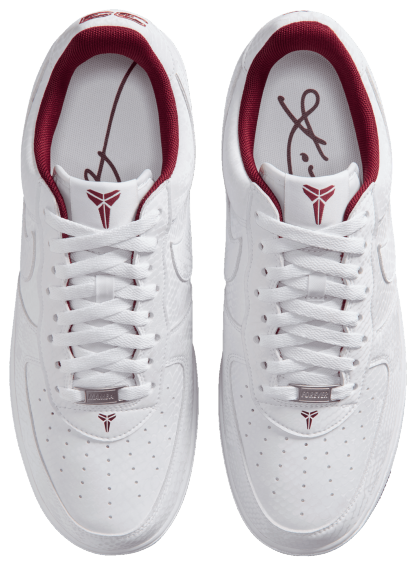 Nike Kobe Air Force 1 Low - Team Red/White - Image 4