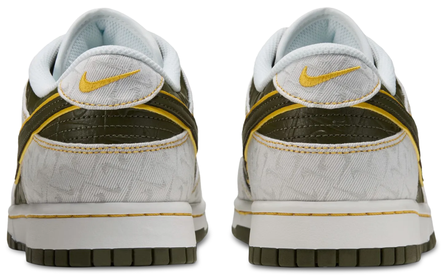 Nike Dunk Low Retro - Yellow Ochre/Summit White/Cargo Khaki - Image 3