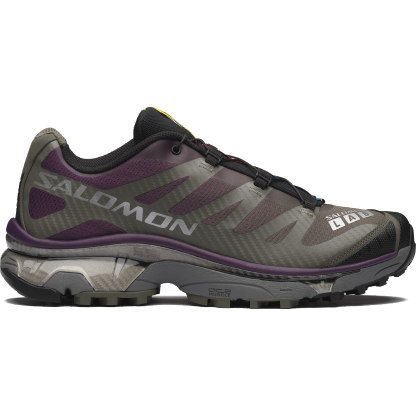Salomon XT-4 OG - Black / Grape Leaf / Winter Bloom - View 1