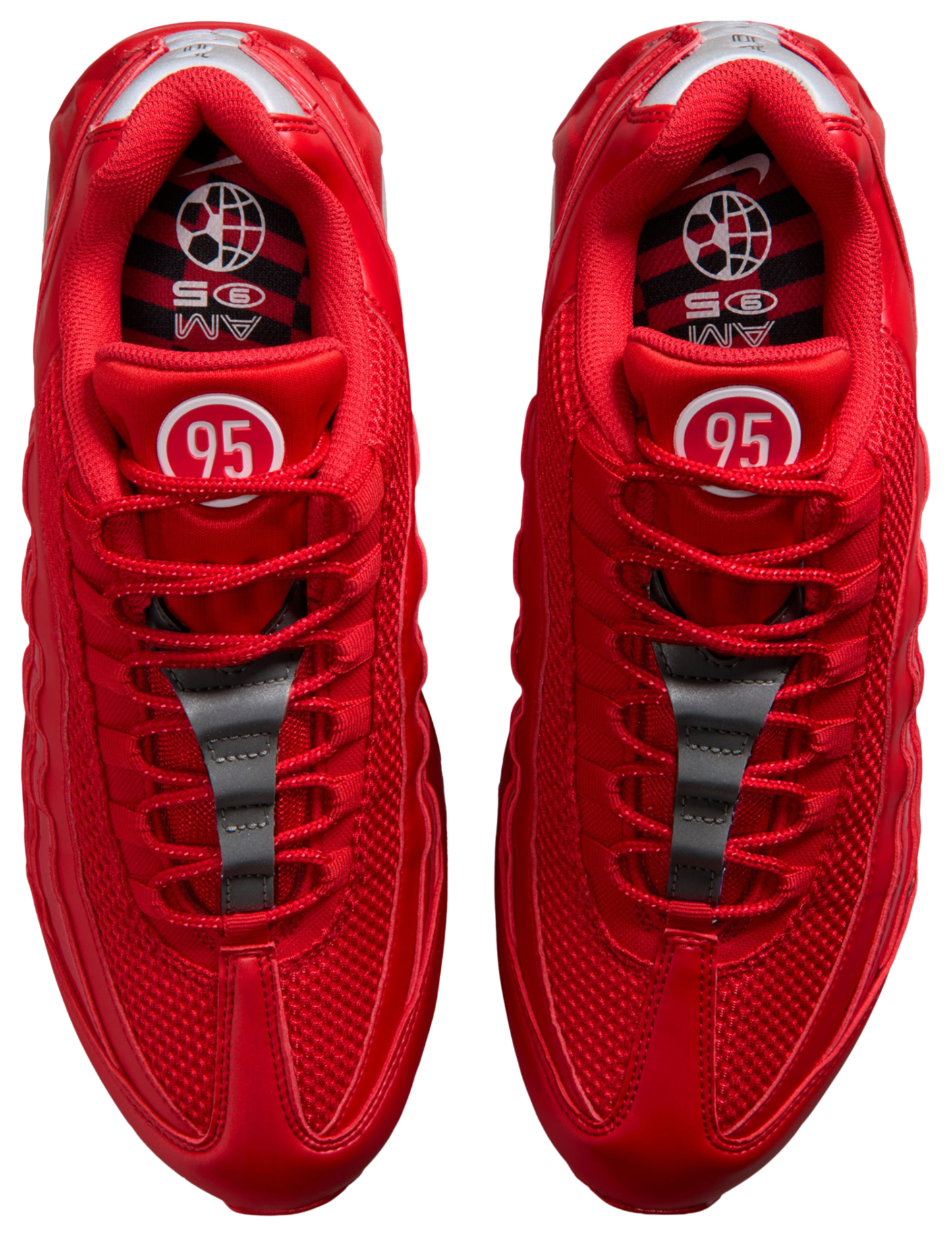 Nike Air Max 95 Big Bubble - Black/White/University Red - Image 4