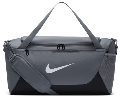 Nike Brasilia Small Duffel - Smoke Grey/Black/White - Image 1