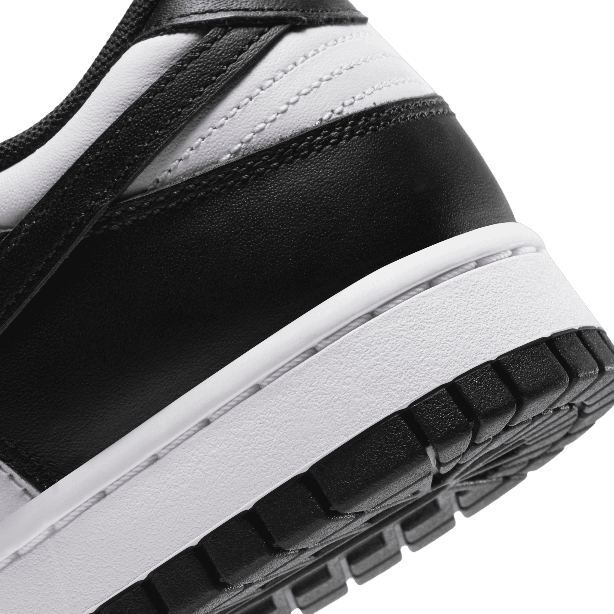 Nike Dunk Low Retro - White/White/Black - Image 8