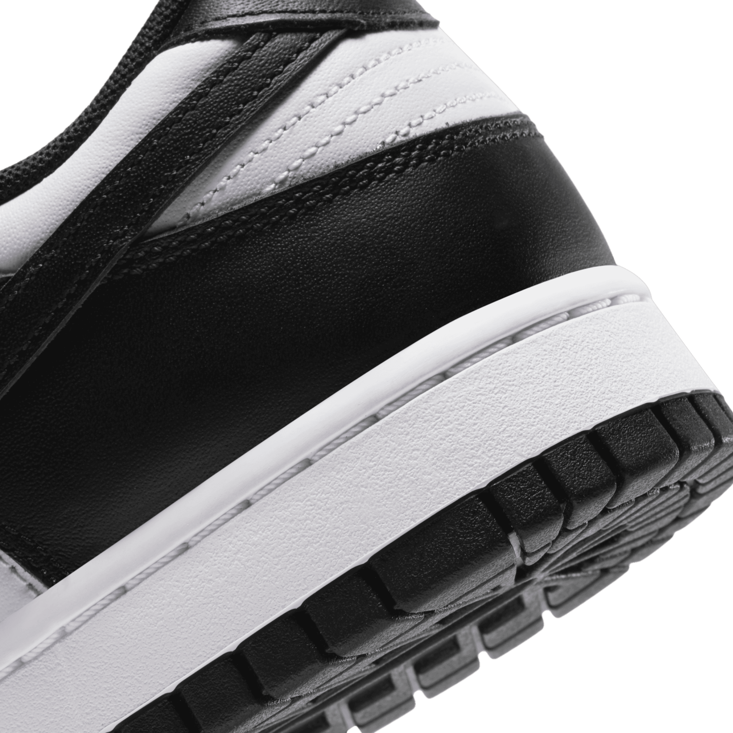 Nike Dunk Low Retro - White/White/Black - Image 8