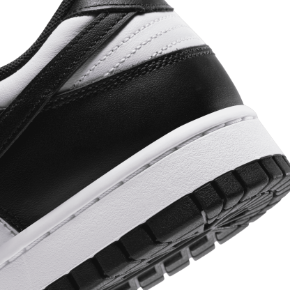 Nike Dunk Low Retro - White/White/Black - Image 8