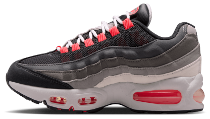 Nike Air Max 95 童款 - Anthracite/Solar Red - Image 2