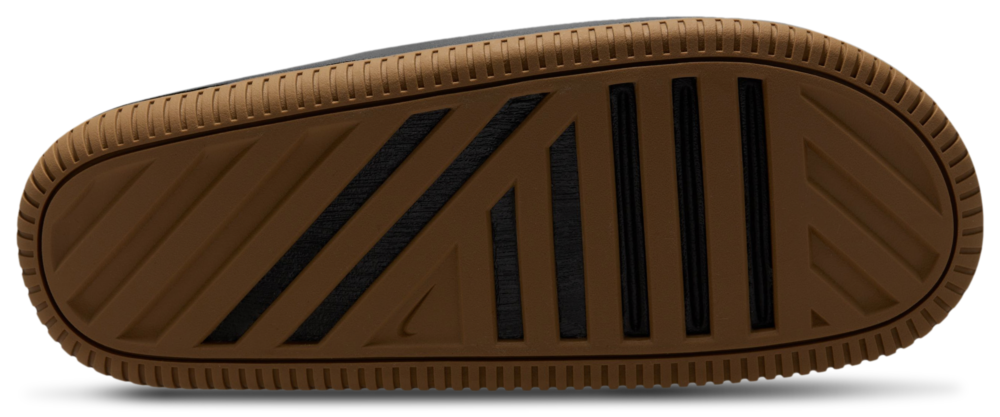 Nike Calm Slides 2.0 - Black/Medium Gum Brown/Black - Image 4