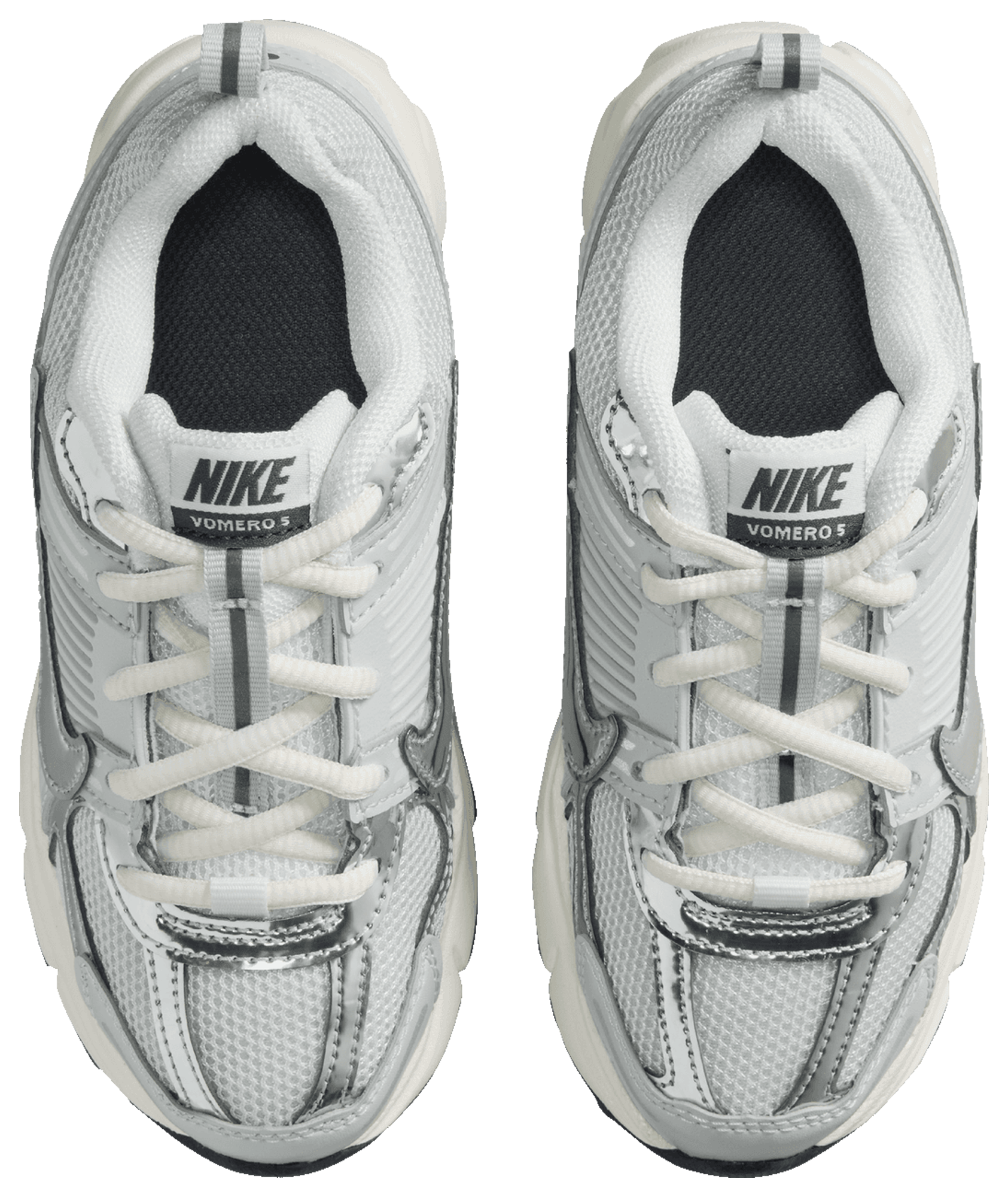 Nike Vomero 5 Lace 童款 - Gray/Silver/Black - Image 4