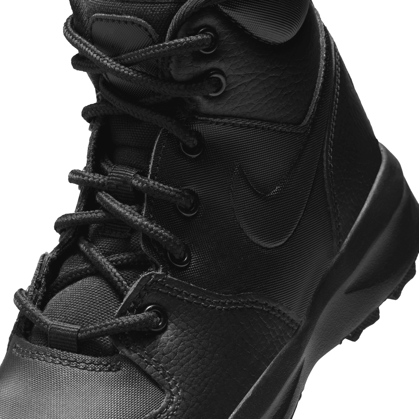 Nike Manoa Boots 童款 - Black/Black - Image 7