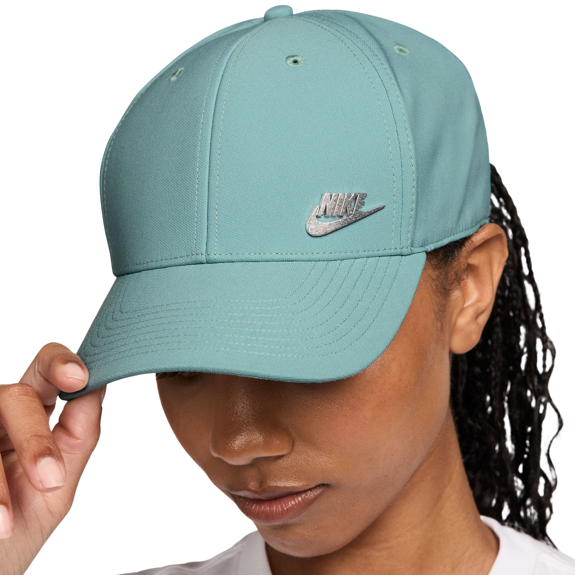 Nike Dri-FIT Club Colorblock Multi Future Cap - Cannon/Silver - Image 4
