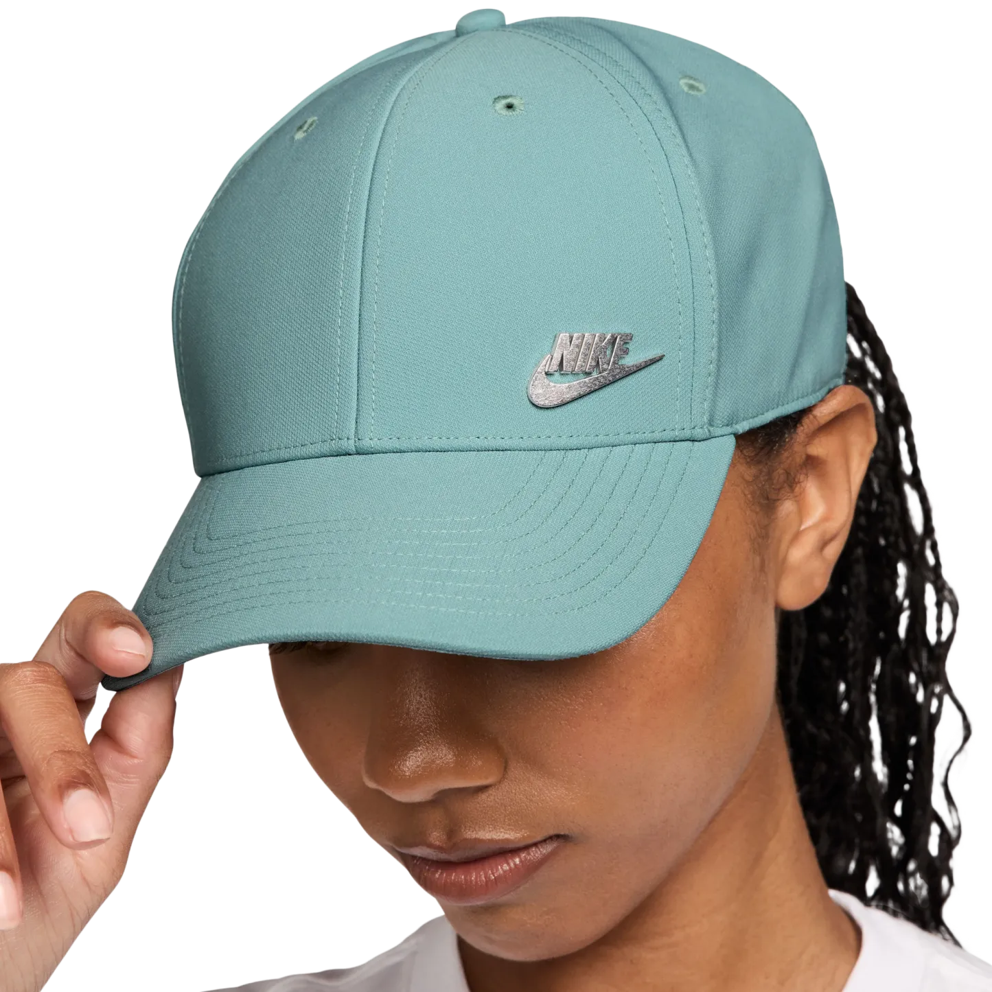Nike Dri-FIT Club Colorblock Multi Future Cap - Cannon/Silver - Image 4