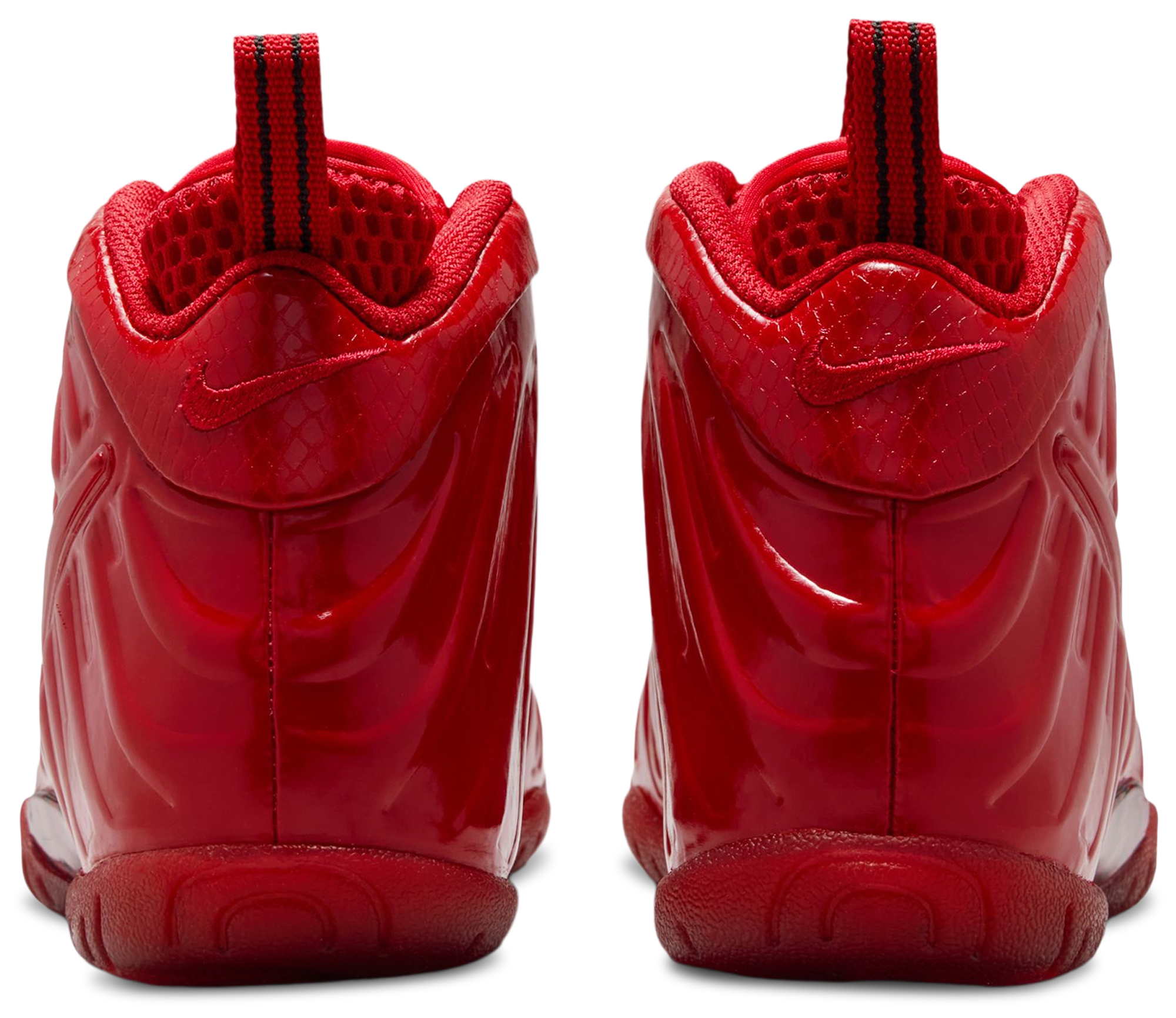 Nike Little Posite Pro 童款 - Gym Red/Black - Image 3