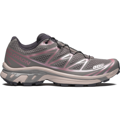 Salomon XT-6 STEEL STREETS - Cloudburst / Dawn Pink / Nine Iron - View 1
