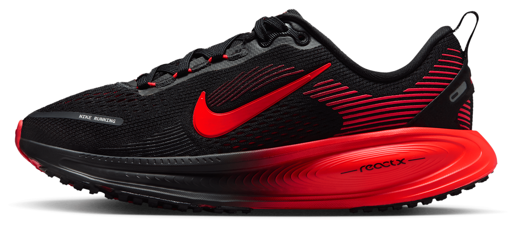 Nike Vomero 18 童款 - Black/Bright Crimson/Anthracite - Image 2