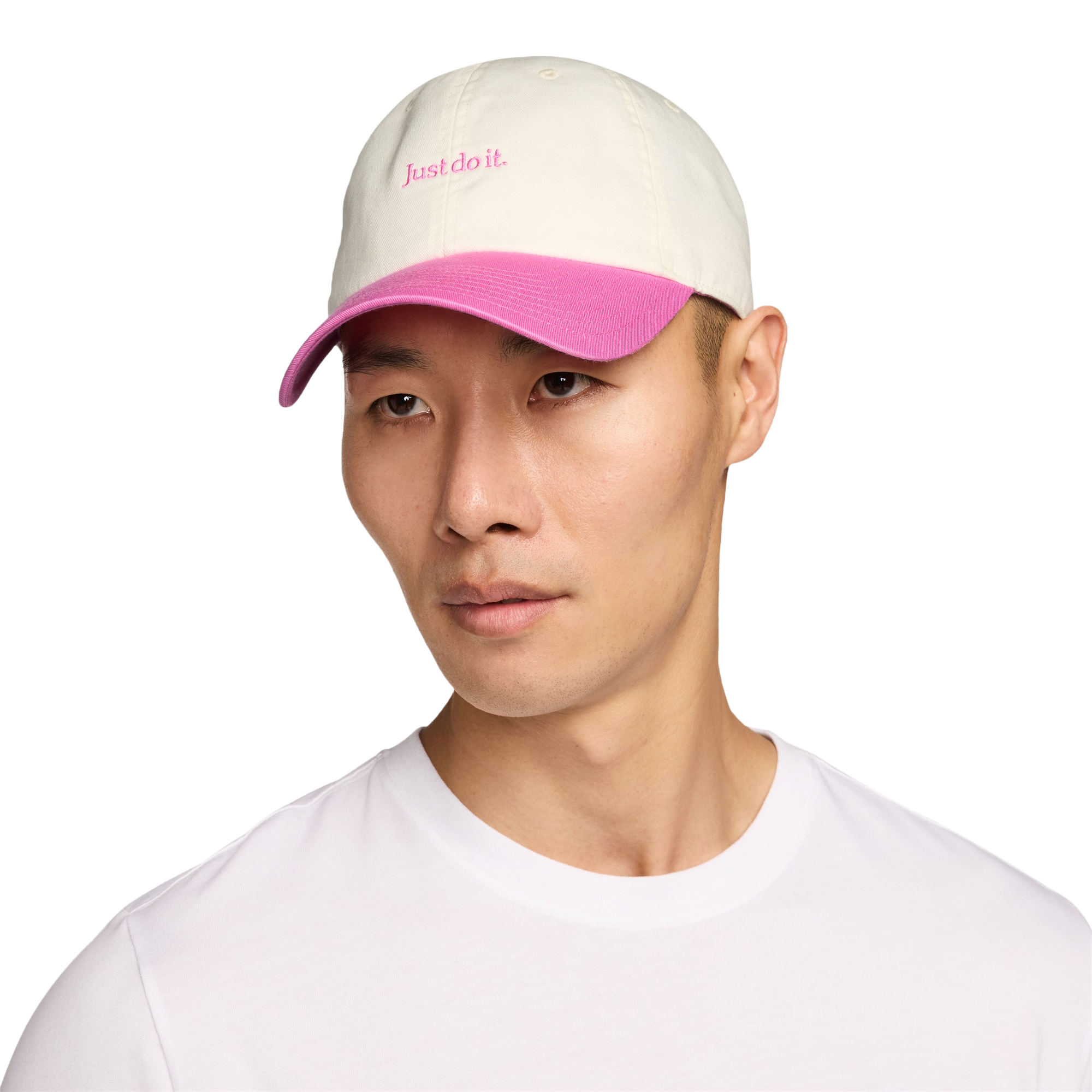 Nike JDI Club Cap - Sail/Playful Pink - Image 1