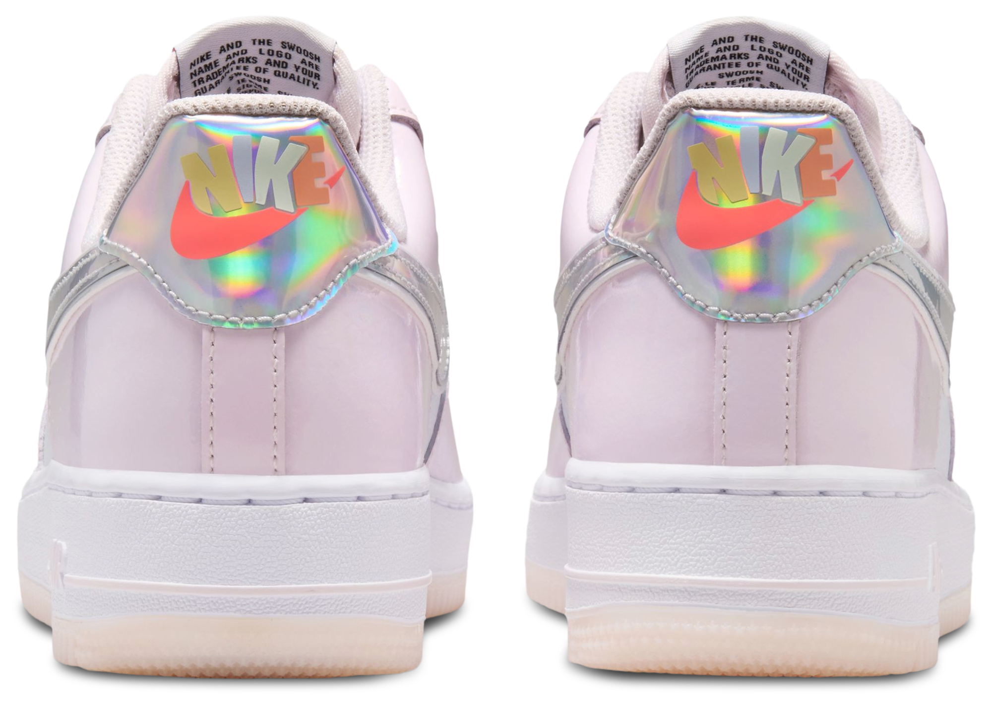 Nike Air Force 1 '07 - White/Pink/Silver - Image 3