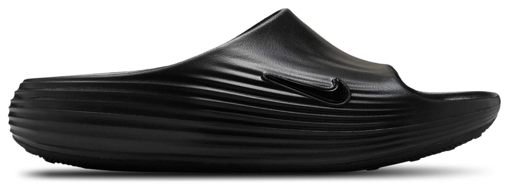 Nike Reactx Rejuven8 Slides - Black/Black - Image 1