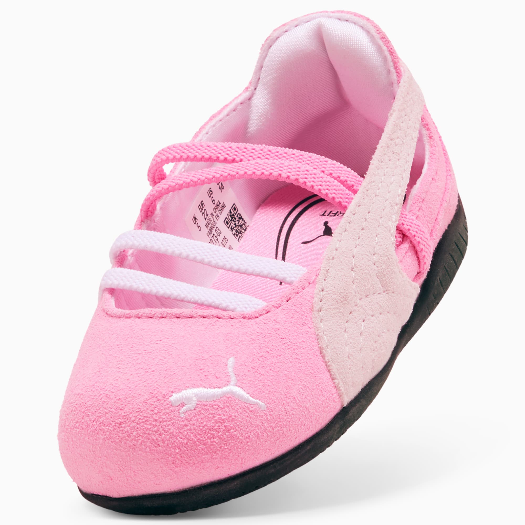 Speedcat Ballet Toddlers' Sneakers - Pink Shimmer-PUMA White - 6