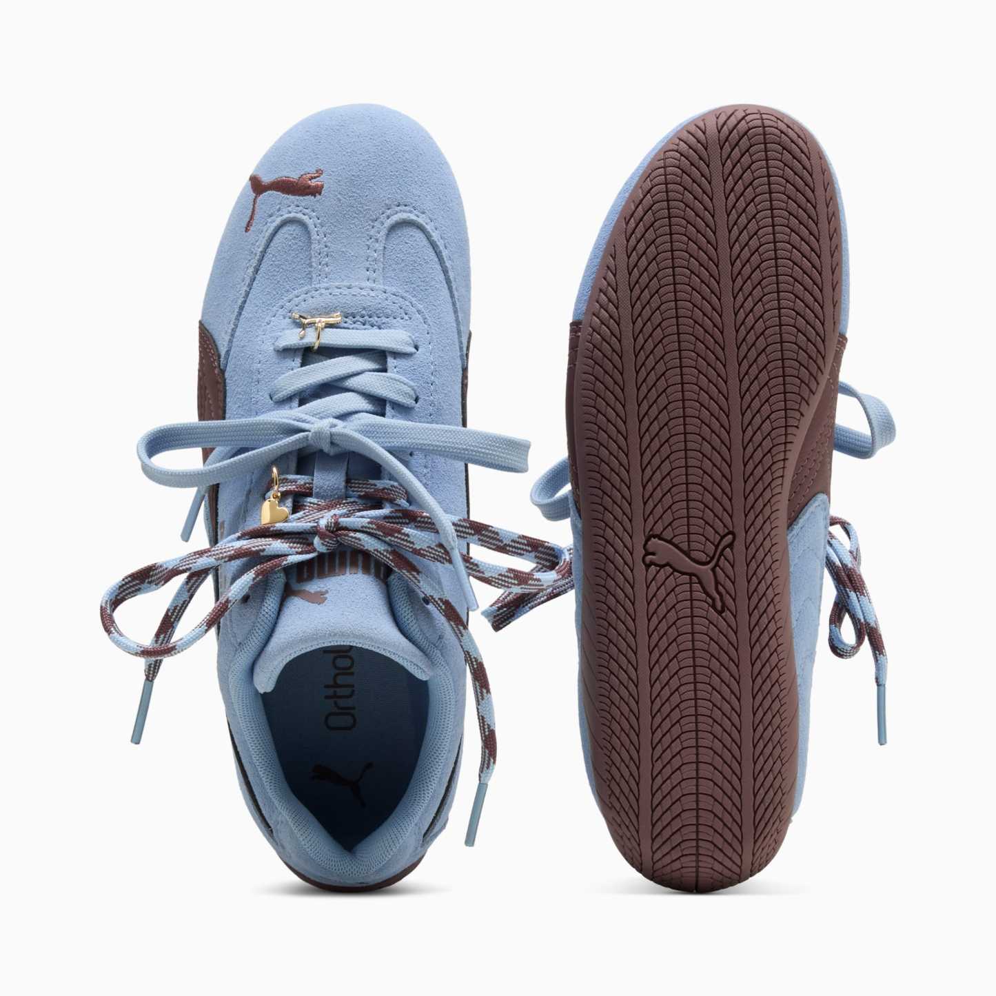 Speedcat Charmies Big Kids' Sneakers - Chambray Blue-Rich Cocoa - 6
