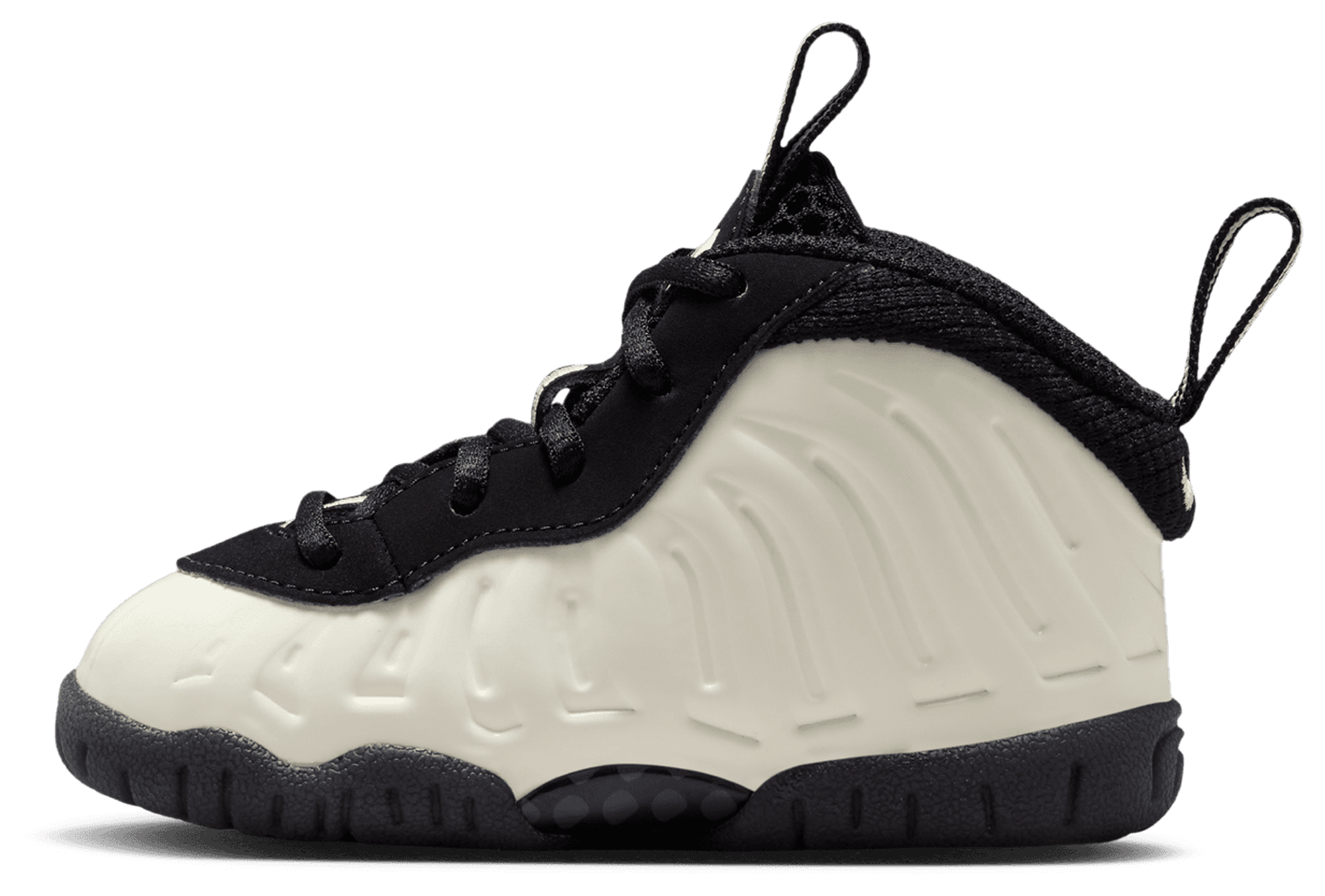 Nike Little Posite Pro - Kids - White/Black/Summit White - Image 2
