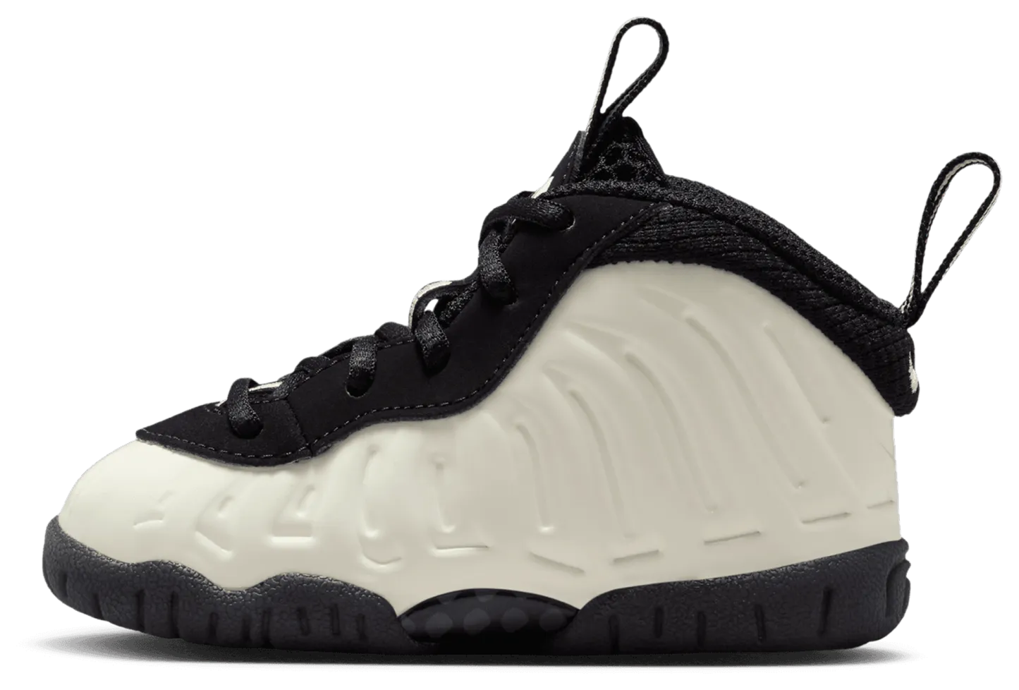 Nike Little Posite Pro - Kids - White/Black/Summit White - Image 2