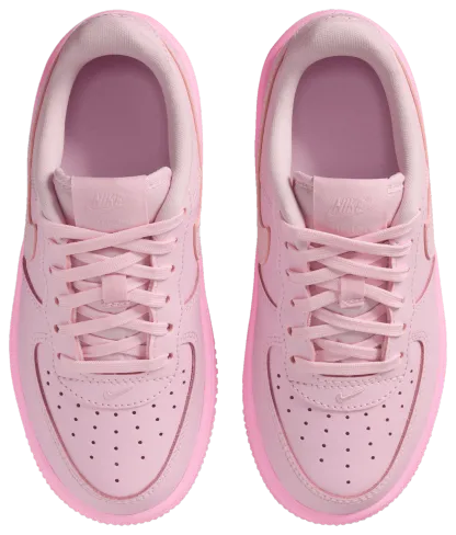 Nike Air Force 1 Low Lace 童款 - Pink Rise/Pink Foam/Pink Foam - Image 4