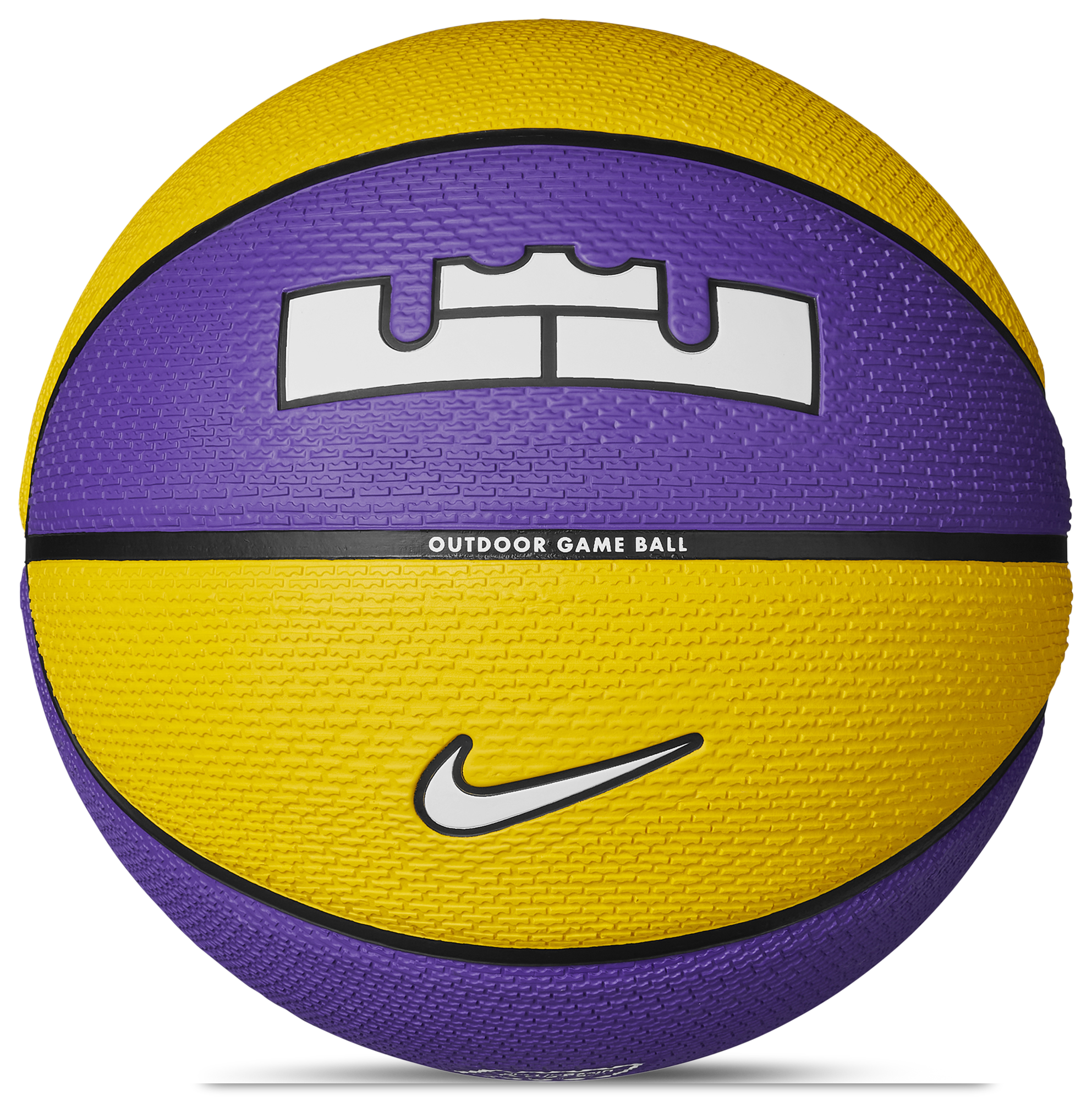 Nike Lebron Playground Basketball - Court Purple/Amarillo/Black - Image 1