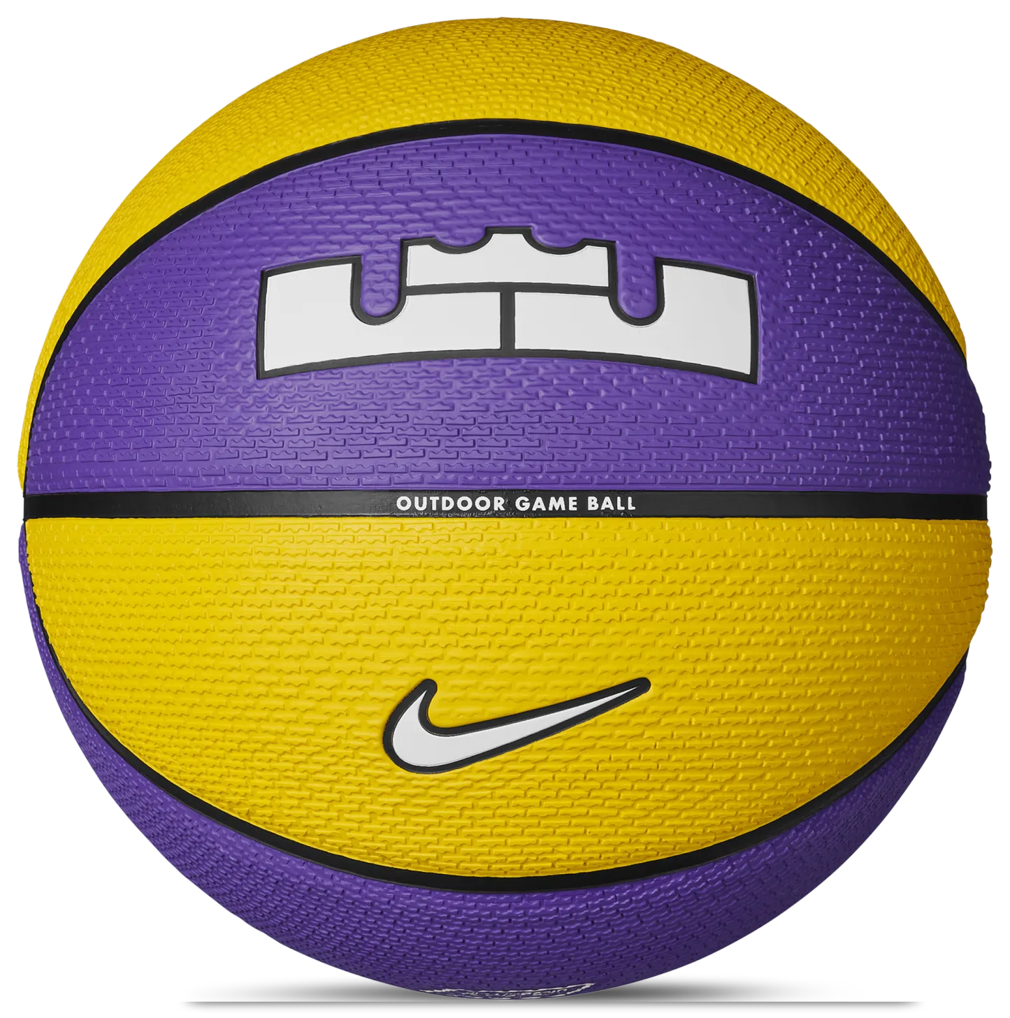 Nike Lebron Playground Basketball - Court Purple/Amarillo/Black - Image 1