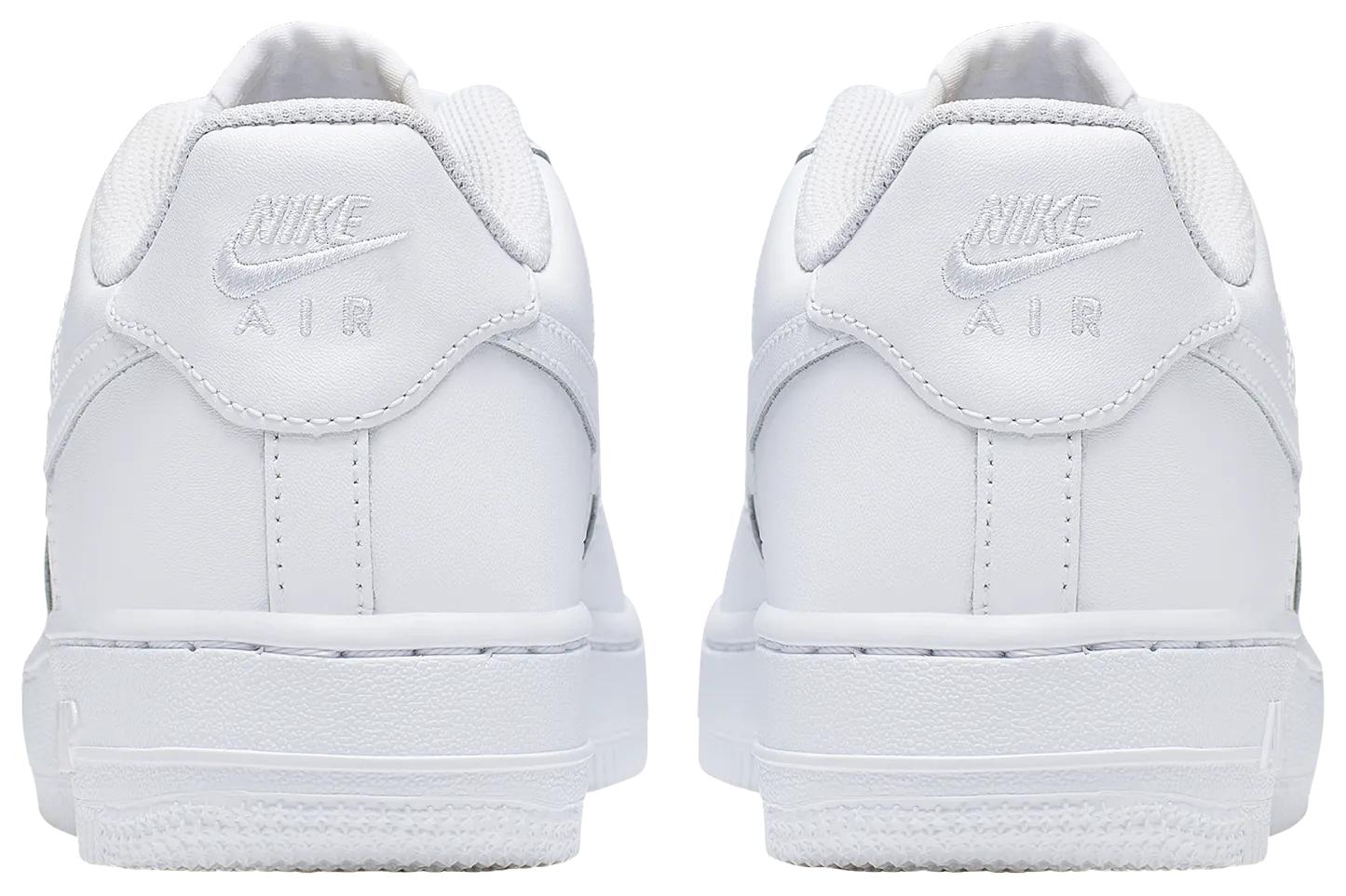 Nike Air Force 1 Low 童款 - White/White - Image 4