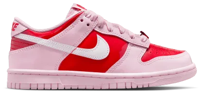 Nike Dunk Low Valentine's Day 童款 - Red/Pink Foam/Summit White - Image 1