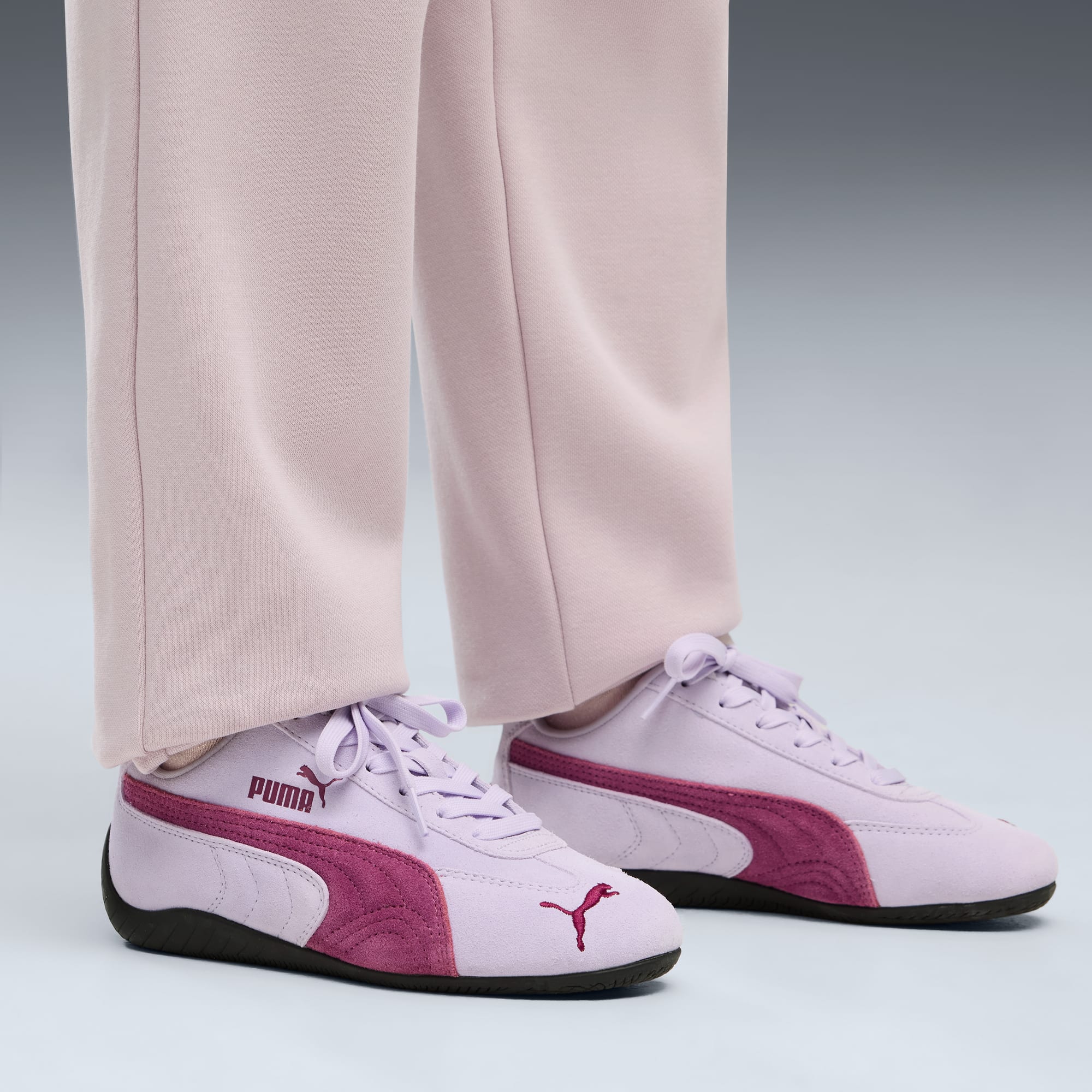 Speedcat OG Big Kids' Sneakers - Light Lavender-PUMA Black - 2