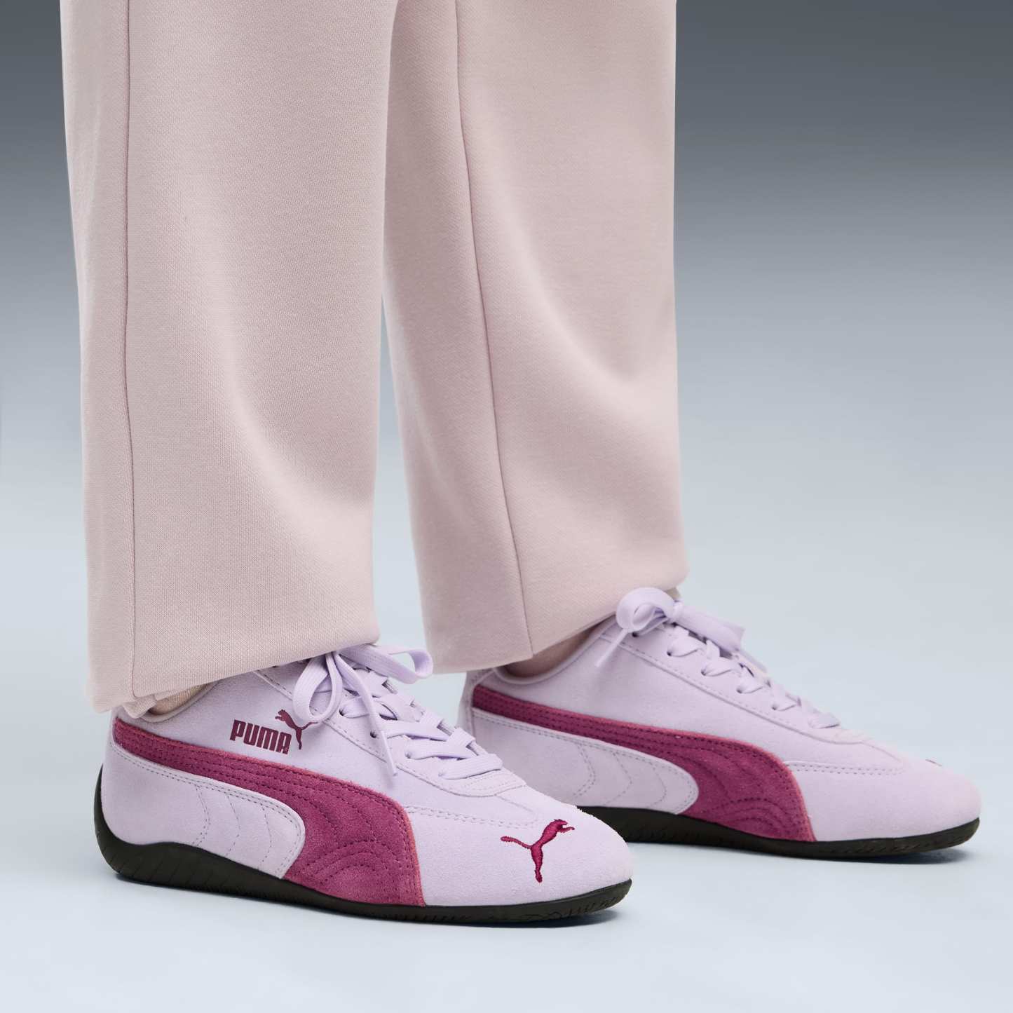 Speedcat OG Big Kids' Sneakers - Light Lavender-PUMA Black - 2