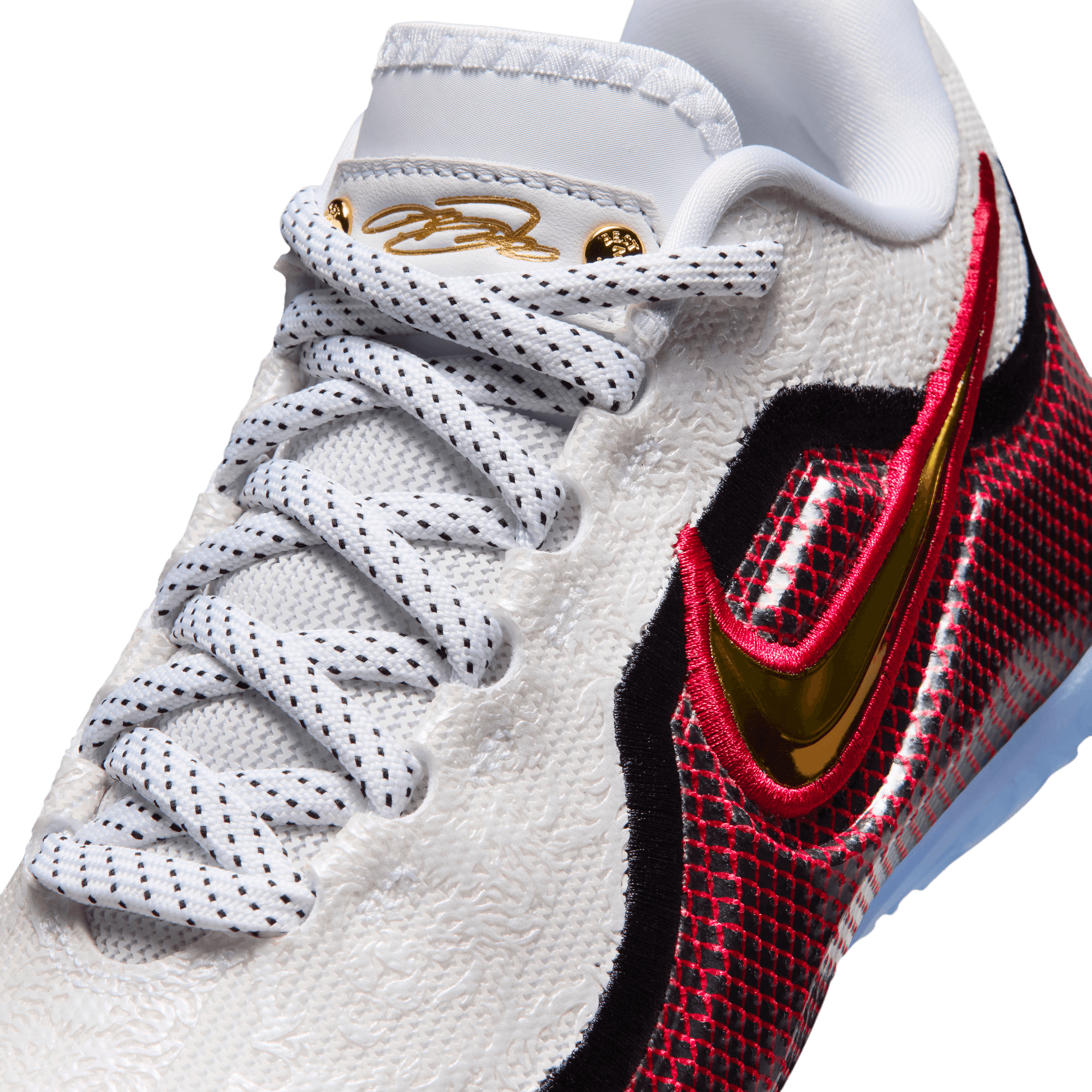 Nike LeBron XXIII 童款 - University Red/White/Metallic Gold - Image 7
