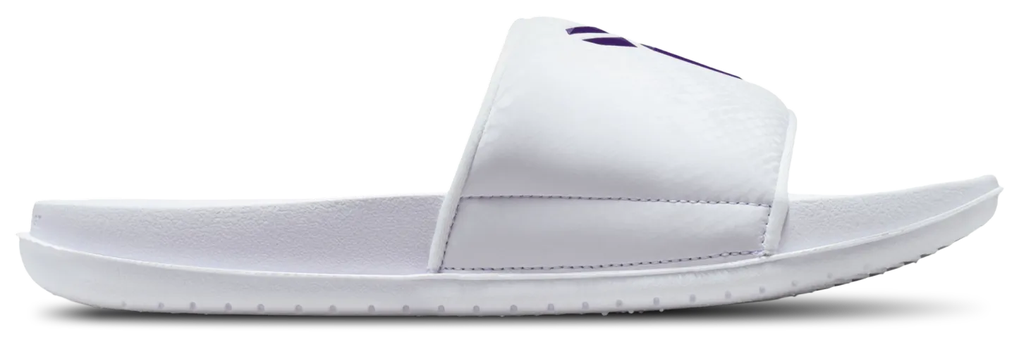 Nike Kobe Off Court Slides - White/Court Purple - Image 1