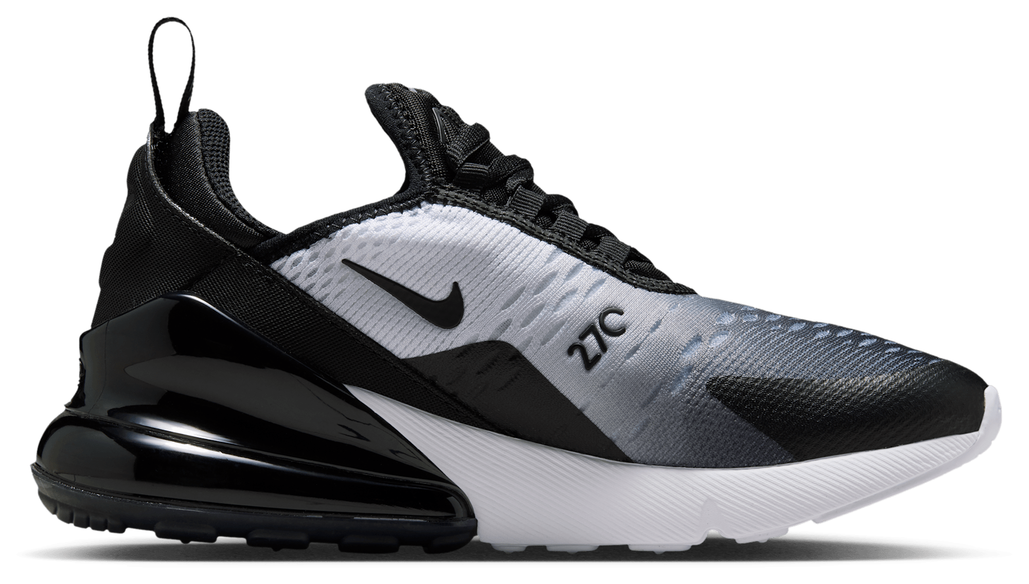 Nike Air Max 270 童款 - Black/Black/White - Image 1
