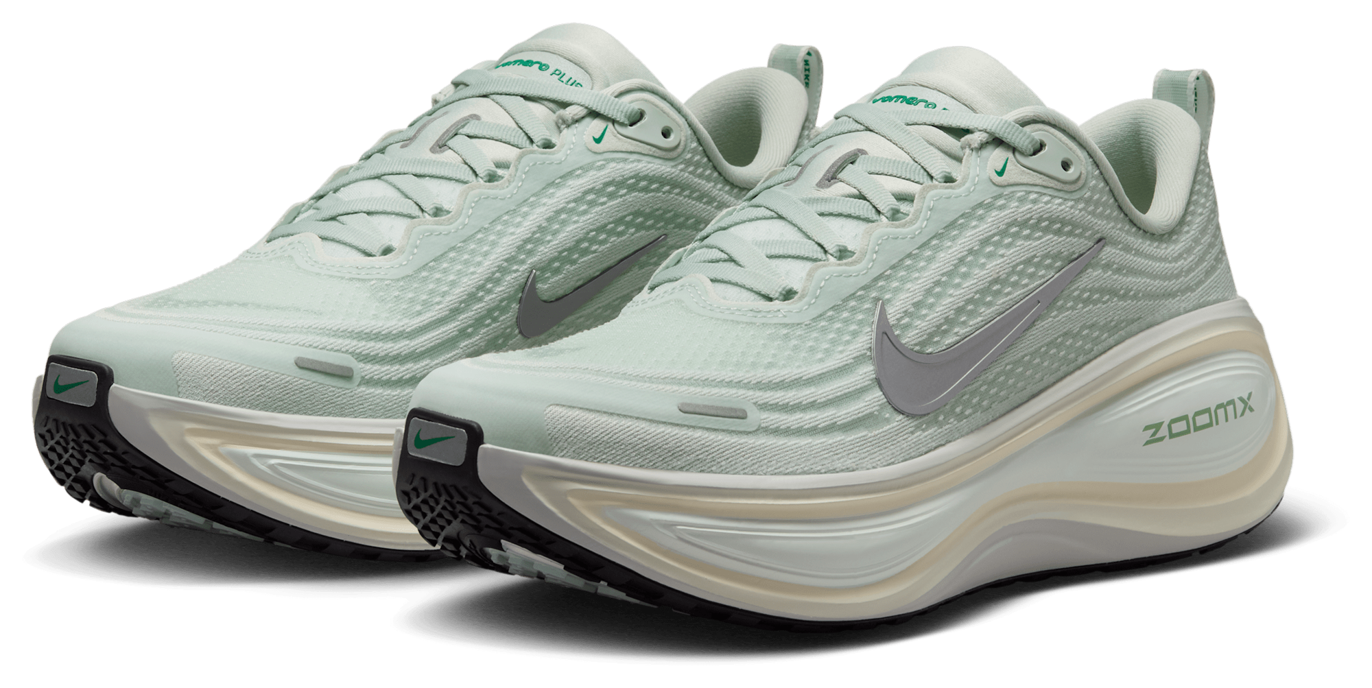 Nike Vomero Plus - Mtlc Silver/Lt Silver/Barely Green - Image 6