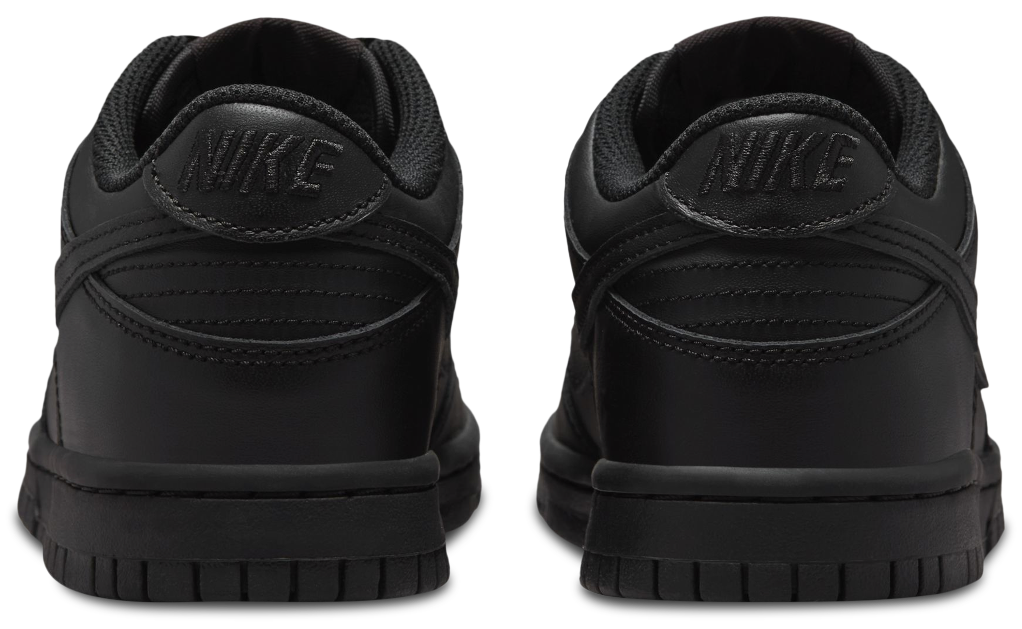 Nike Dunk Low 童款 - Black/Black - Image 3