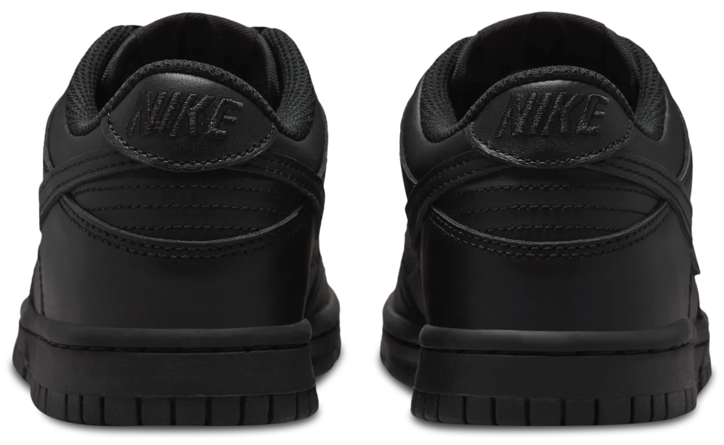 Nike Dunk Low 童款 - Black/Black - Image 3