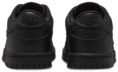 Nike Dunk Low 童款 - Black/Black - Image 3